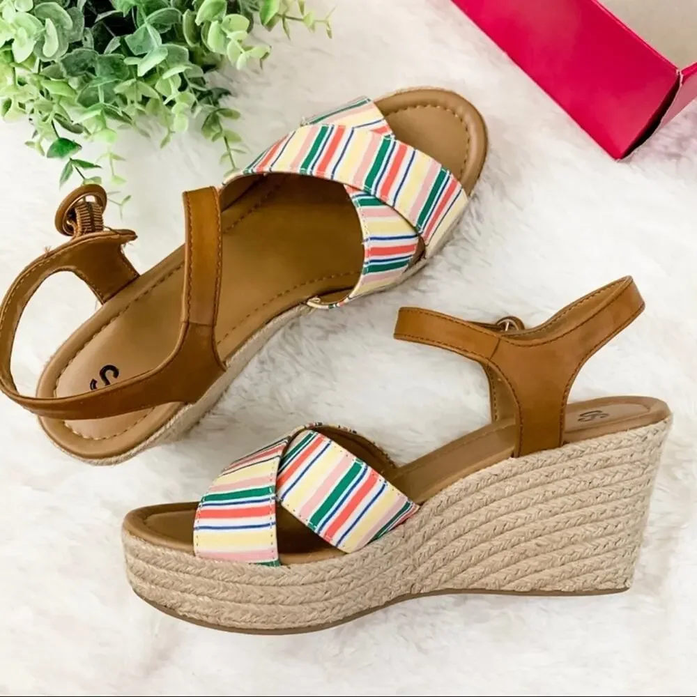 SO | New Rosebay Multicolor Wedge Sandals